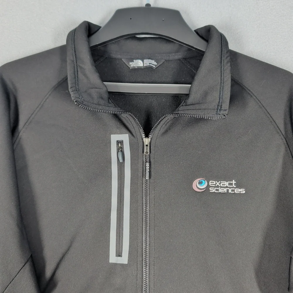 The North Face Jacket Mens XL Black Exact Sciences Cologuard Softshell Full Zip